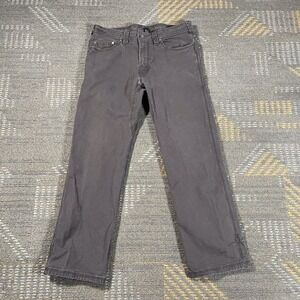 Prana Men 's Pants Bronson Outdoor Hiking Gorpcore Casual 33x30 Gray